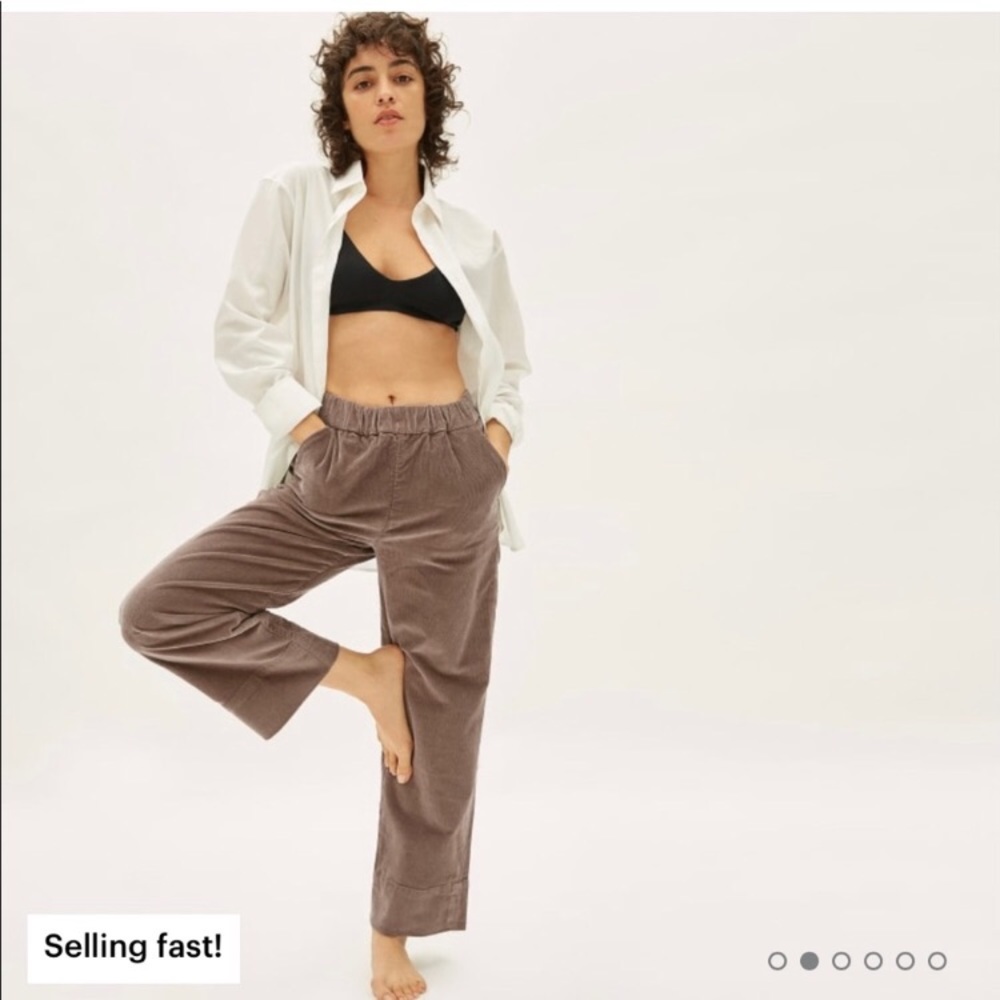 Everlane The Corduroy Easy Pant -in Clay size 8
